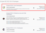 Eclipse IDE Packages